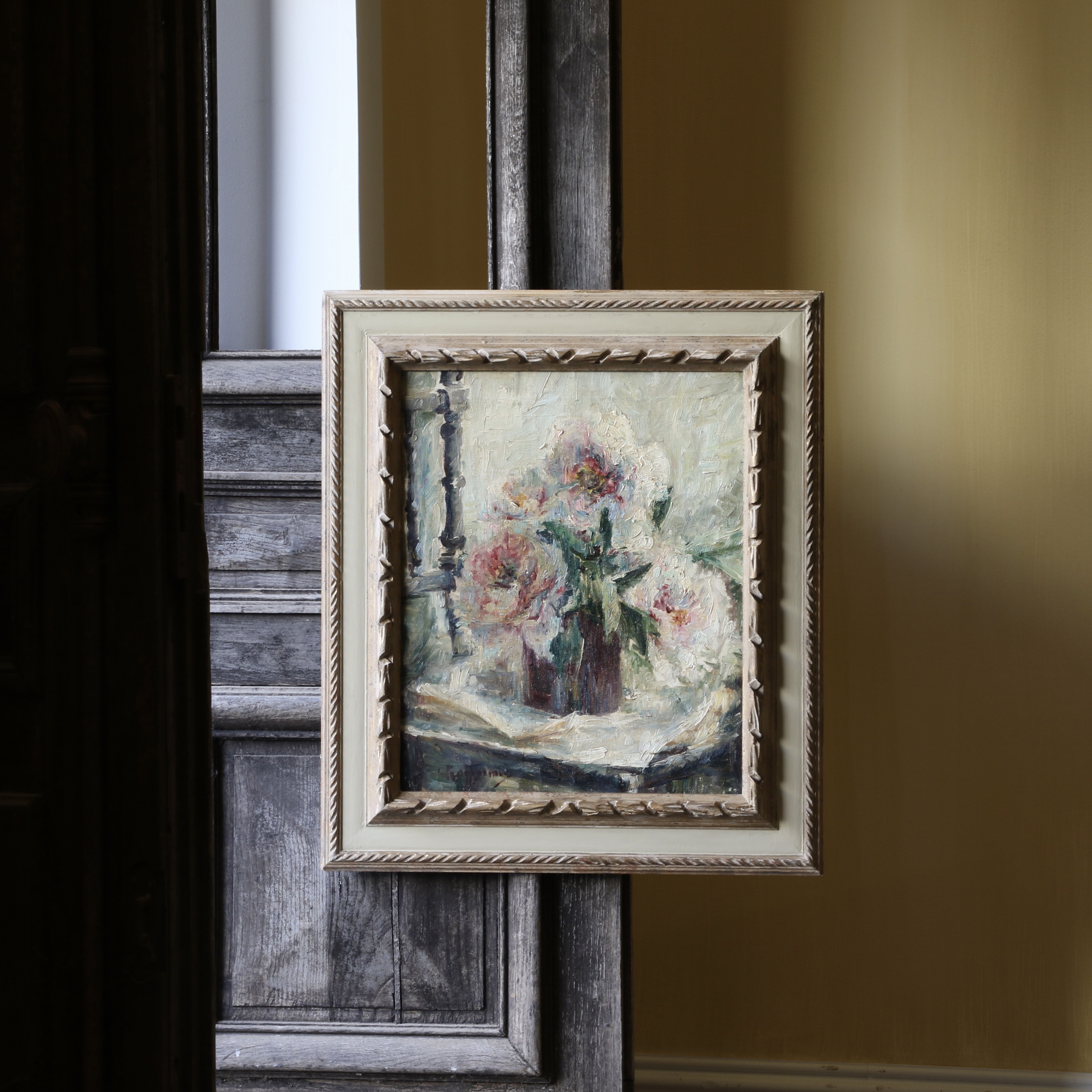 154-47 - Expressionist Floral Painting